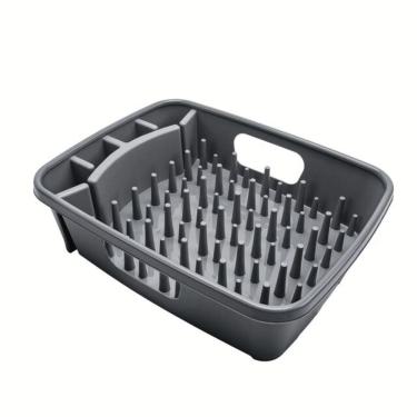 Imagem de Escorredor Louças Polipropileno Escoamento de Água Porta Talheres 9 Pratos Tramontina