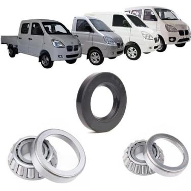 Imagem de Rolamentos Pinhão Diferencial Shineray A7 A9 T20 T22 Kit - AD Parts