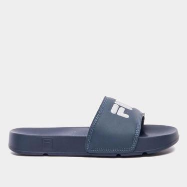 Imagem de Chinelo Infantil Fila Drifter, Marinho, Azul, 35