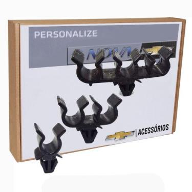 Imagem de Kit Grampo Suporte Presilha Dos Cabos De Velas Gm Prisma agile astra c