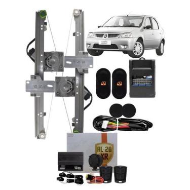 Imagem de Kit Vidro Elet. Logan antigo PAINEL diantei + ALARME - Sp. Reposições
