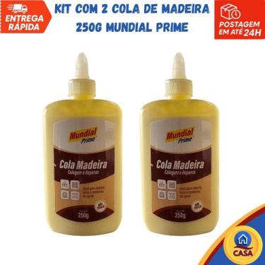 Imagem de Cola de Madeira 250gr Mundial Prime - Kit com 2 unidades