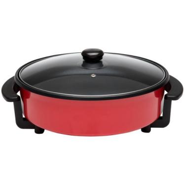 Imagem de Panela Elétrica Multifuncional Grill 1200w Mondial Frigideira Sem Óleo