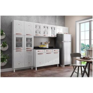 Imagem de Cozinha de Aço Completa Mirage New 14 Portas 3 Gavetas Branco 815471 -