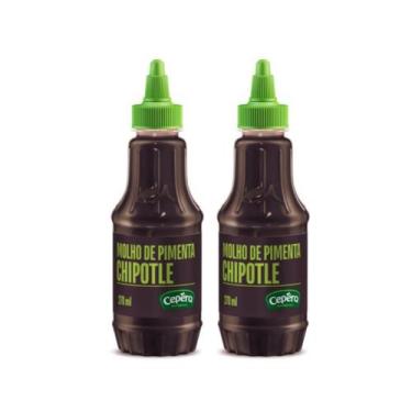 Imagem de Molho Pimenta Chipotle Defumada 270ml Cêpera - Kit 2 Un - Cepêra