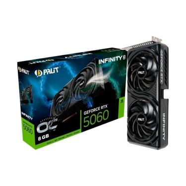 Imagem de Placa de Video Palit GeForce RTX 5060 8GB INFINITY 2 OC GDDR7 128bits-NE75060V19P1-GB20...