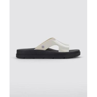 Imagem de Chinelo Feminino Zaxy Daily Slide 19150, Off white, Preto, 37