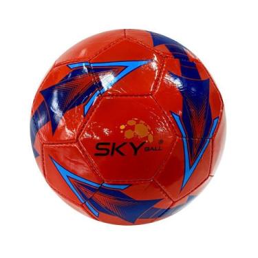 Imagem de Bola de Futebol de Campo Vermelho e Azul SKY701 - Sky