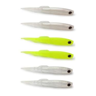 Imagem de Kit 6 Iscas Artificiais Para Pesca Monster 3X Bacashad 17cm 17g, Kit 1