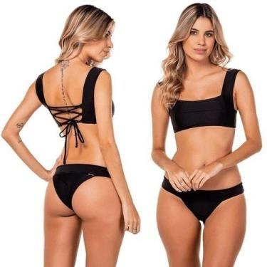 Imagem de Biquíni Marrakesh Black Verão Top Cropped - Sachii