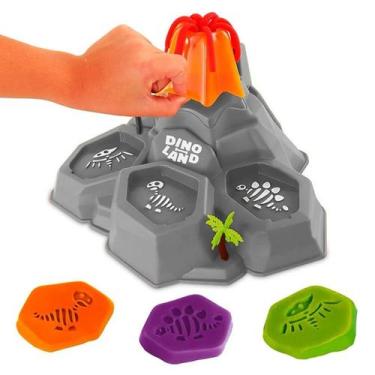Imagem de Kit massinha de modelar club massa dino land - usual - Usual Brinquedo