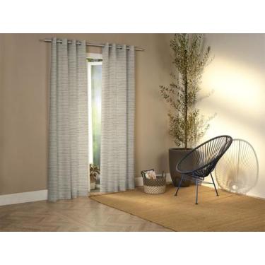 Imagem de Cortina blackout 230 x 280 buzios 100% poliester natural - Santista