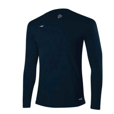 Imagem de Camiseta Penalty Térmica Segunda Pele Uv+ Block Manga Longa, Marinho, 