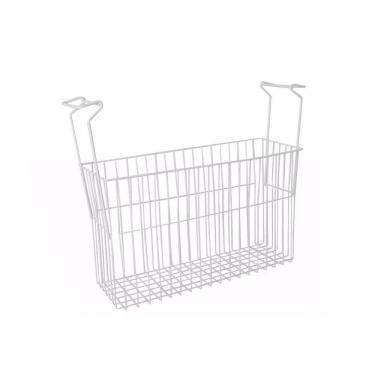 Imagem de Kit 4 Cestos Organizador Metalfrio Nextgen para Freezer Modelos NF e HF 35cm X 15cm X 54cm Branco