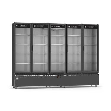Imagem de Auto Serviço Expositor Extra Frio Refrimate ASVEF5PVPB 638L 5 Portas Preto e Branco 220V
