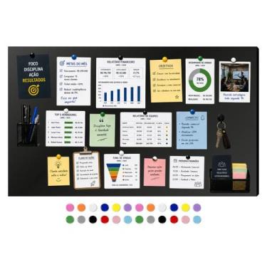 Imagem de Painel Magnético Corporativo Espaçoso Para Planejamento Vendas Projeto