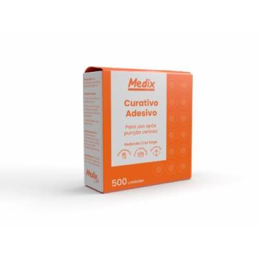 Imagem de Curativo Pós Coleta - Bege - 500un - Medix Brasil