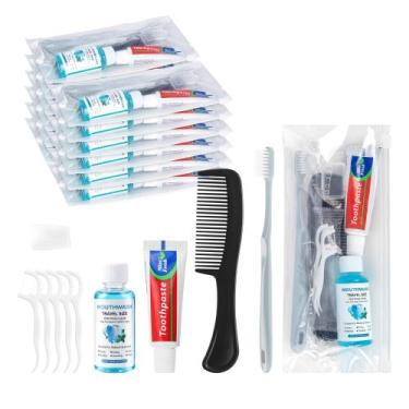Imagem de Kit de Escova de Dentes Lilingsty para Viagem com Creme Dental - Pacot