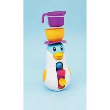 Imagem de Cascata Pinguim Brinquedo Banho Bebê 12 Meses - Congratulations Store