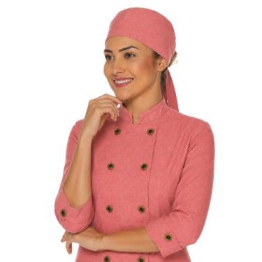 Imagem de Bandana semprigual de amarrar chef - Demorgan Uniformes, Vermelho, UN