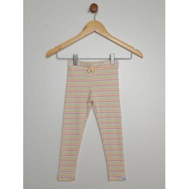 Imagem de Calça Legging Ribana Infantil Para Menina - AMARELO - MALWEE, Amarelo,