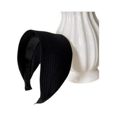 Imagem de Faixas De Cabelo De Algodão Macio E Largo Para Mulheres, Acessórios De