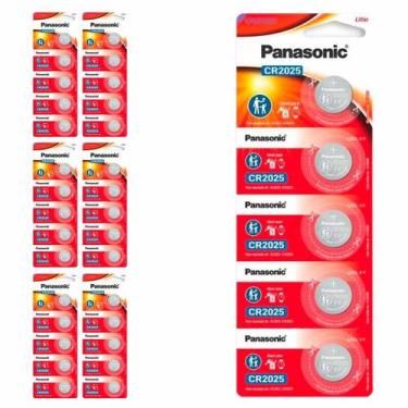 Imagem de 35 Baterias Cr2025 Panasonic (7 Cart)