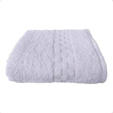 Imagem de Toalha De Banho Branca Lufamar Madri 70X135 Branco Liso, Branca