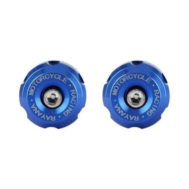 Imagem de Ponteiras De Guidão De Alumínio CNC 7/8" 22mm Para Motocicleta, Antivi
