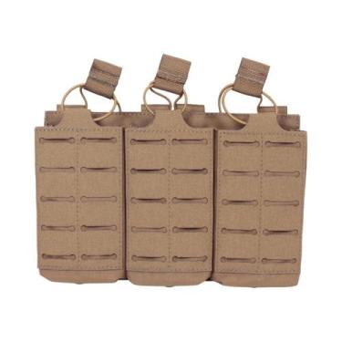 Imagem de Bolsa Tática Tripla Para Carregadores Molle Para 7.62 5.56mm AK M4 AR 