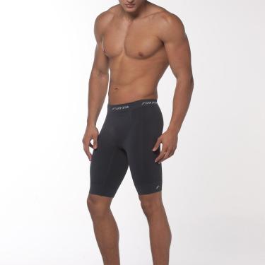 Imagem de Bermuda Térmica e Compressão Finta Masculino Sem Costura-Masculino