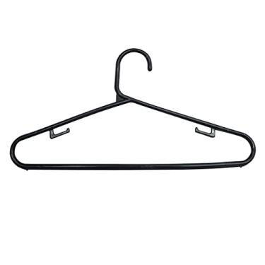 Imagem de Cabide Tradicional Fino 7mm (e) - 50 Unidades Preto