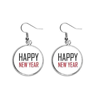Imagem de Celebrate New Year Blessing Festival Orelha Pendente Prata Brinco Joia Feminina