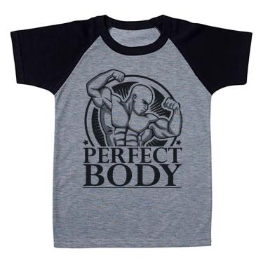 Imagem de Camiseta Infantil Raglan Perfect Body