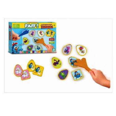 Brinquedo Infantil Tapa Na Mesa Galinha Pintadinha Nig - N/A