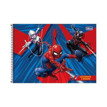 Imagem de Caderno  Cartografia Tilibra Capa Dura Spider-Man Capas Diversas - Item Sortido