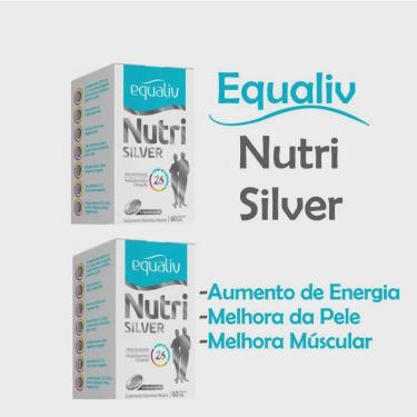 Imagem de Kit com 2 Frascos Nutri Silver Equaliv Vitaminas E Minerais Com 120 Cápsulas