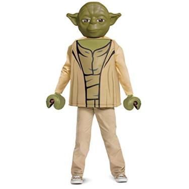 Imagem de Yoda Costume for Kids, Official Lego Star Wars Costume with Mask and Robe, Classic Child Size Small (4-6)