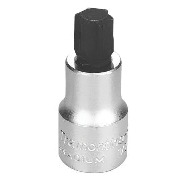 Imagem de Soquete em Aço Cromo Vanádio Ponta Trafix T60 - Encaixe 1/2" Tramontina Pro Tramontina