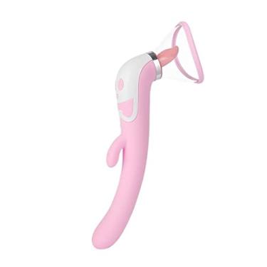 Imagem de Vibrador Língua 12 Frequências Brinquedo Sexual Sugador de Mamilos e Clitóris Estimulação de Aquecimento Feminino Zatla