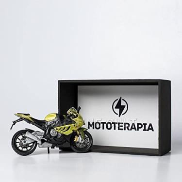 Imagem de Machine Cult - Miniatura BMW S 1000 RR Maisto 1:18 - Kit de Modelismo - Moto - Rústico - 11 cm - 1 Peça
