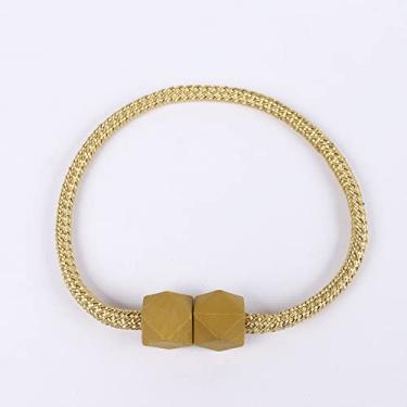 Imagem de Fivela simples fivela de cortina sem instalação de cortina de cortina acessórios fivela de cortina suportes de cortina tiebacks de cortina, T3,4 pcs