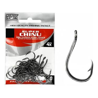 Imagem de Anzol Marine Sports Super Chinu 4x Black 09 C/ 30 Un.