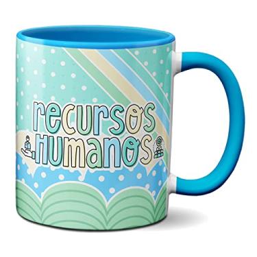 Imagem de Caneca Profissional Recursos Humanos RH Presente Criativo (Azul)