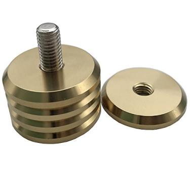 Imagem de NMCPY Estabilizador de Arco Peso Contrapeso Estabilizadores de Arco Equilíbrio Barra Rod End Damper para Arco Repetitivo e Arco Composto, Dourado
