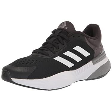 Imagem de adidas Tênis de corrida feminino Response Super 3.0, Core Black/Ftwr Branco/Carbono, 37