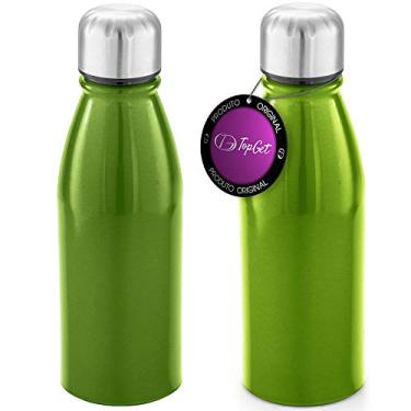 Imagem de Kit 2x Squeeze Alumínio 500 ml Wave TopGet Verde