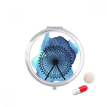 Imagem de London Eye Maleta gigante Inglaterra Grã-Bretanha, Reino Unido, porta-comprimidos, caixa de armazenamento de remédios