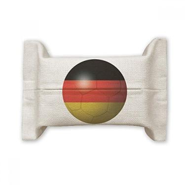 Imagem de Bolsa de linho de algodão com bandeira nacional de futebol americano da Alemanha