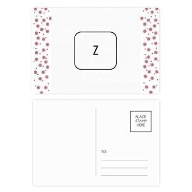 Imagem de Teclado Symbol Z Cartão postal de Natal Flor Celebração Cartão postal Blessing Mailing Card